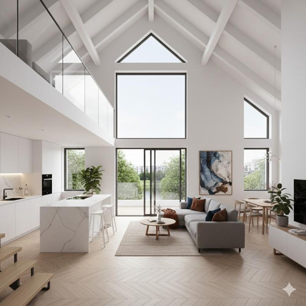 Vente Appartement EXCEPTIONNEL – Duplex 5 pièces en rez de jardin, avec terrasse exposée plein Est - 2 parking Massy