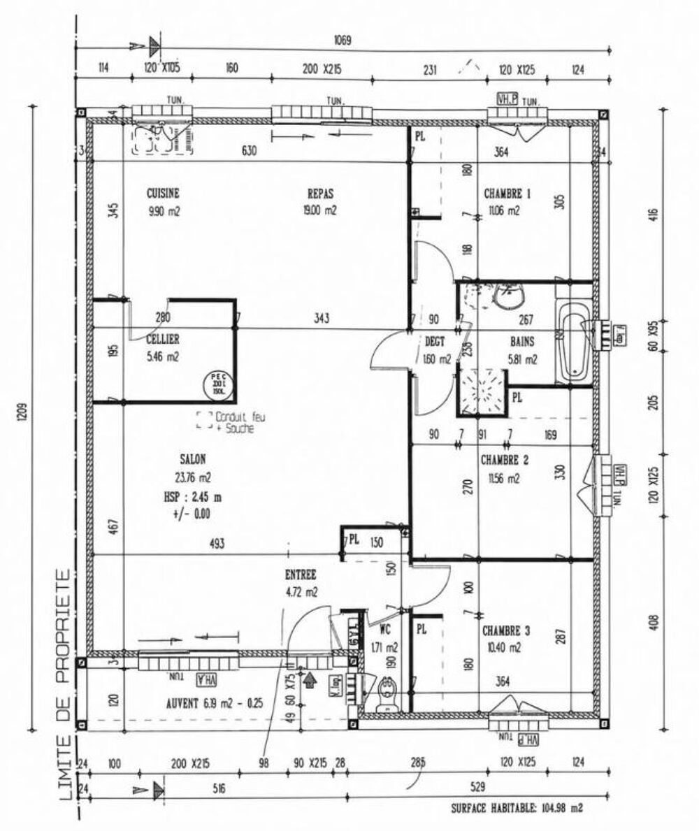 Maison Coufouleux 4 pièces 102 m²