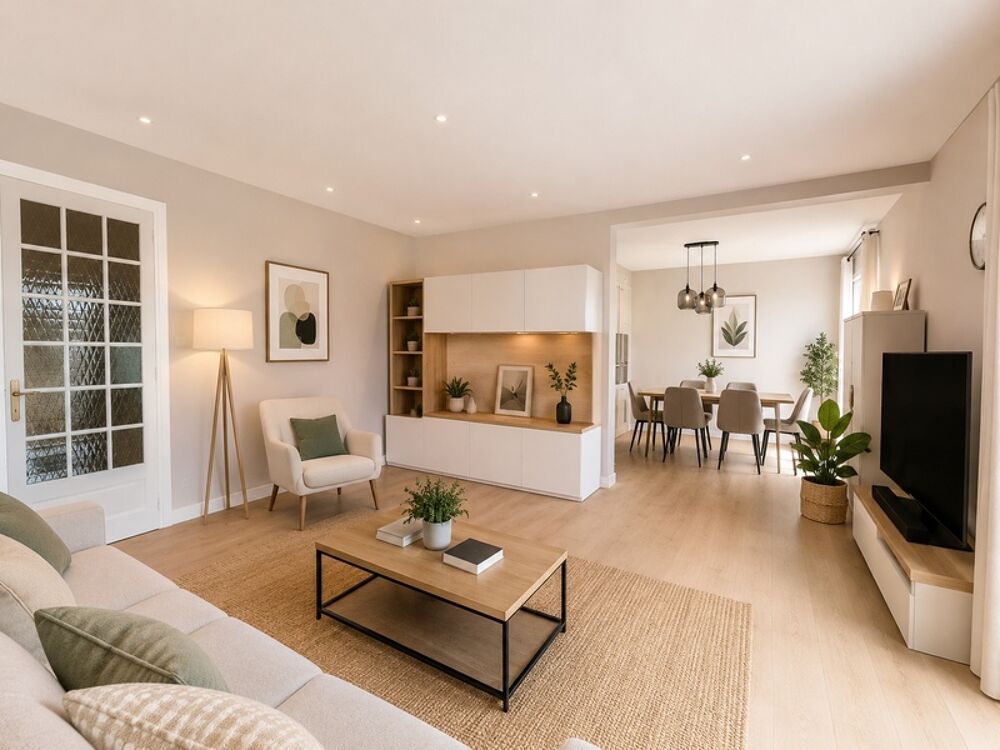 MARSEILLE 4e / 13e  Secteur Chutes-Lavie,T4/5 Traversant  93 m²  Vue Panoramique  Copropriété Calme +Double Box de 22m2 en S