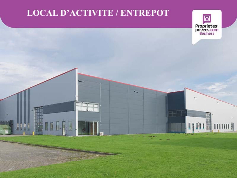   A LOUER - Local d'activité type entrepôt 400 m², état neuf 
