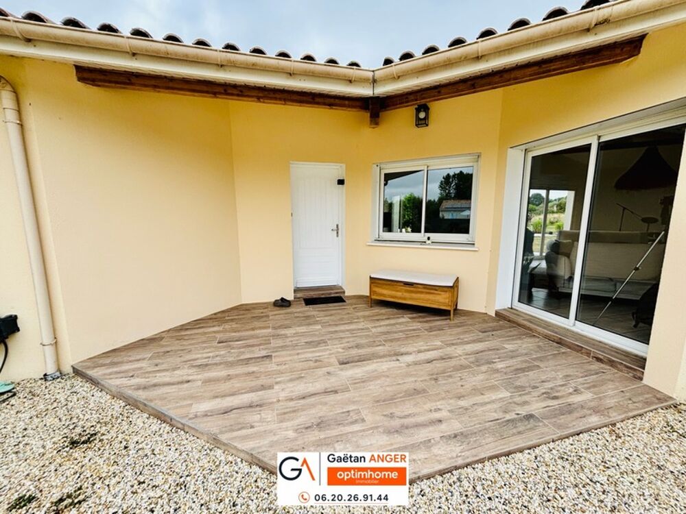 Maison de plain-pied 131m2 - piscine - garages - grand jardin