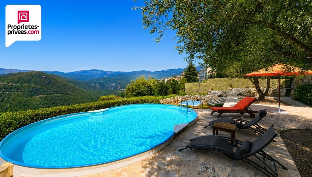DEMEURE UNIQUE DANS VILLAGE PROVENCAL AVEC VUE EXCEPTIONNELLE