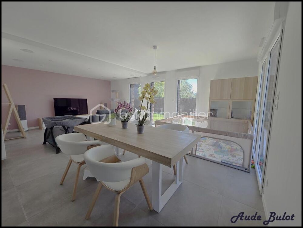 Demeure du Nord individuelle en semi plain-pied  150m², offrant confort moderne, luminosité exceptionnelle et finitions soignée