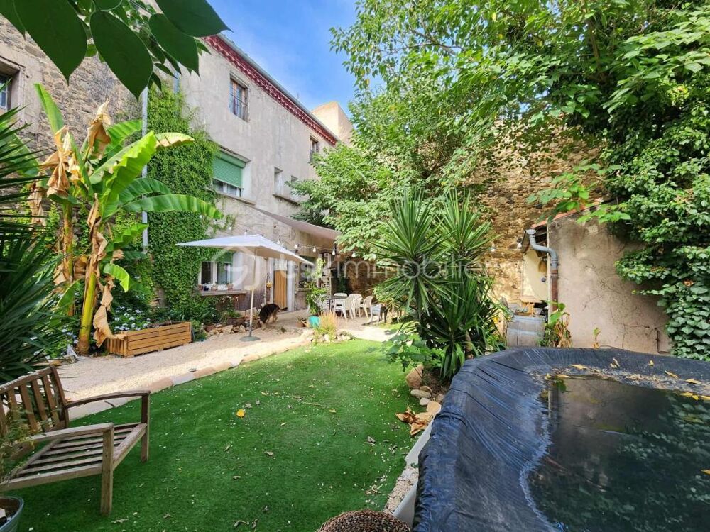 Maison vigneronne avec grand garage et jardin