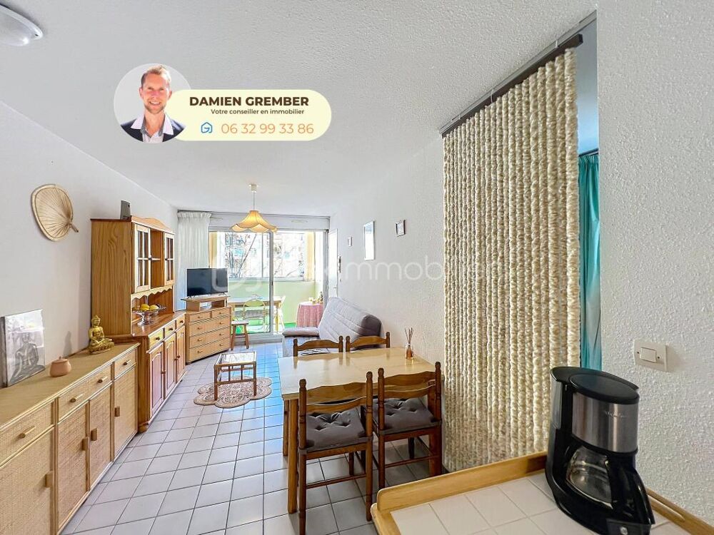 Vente Appartement ? SETE - T2 cabine de 35m² dans résidence avec piscine Sete