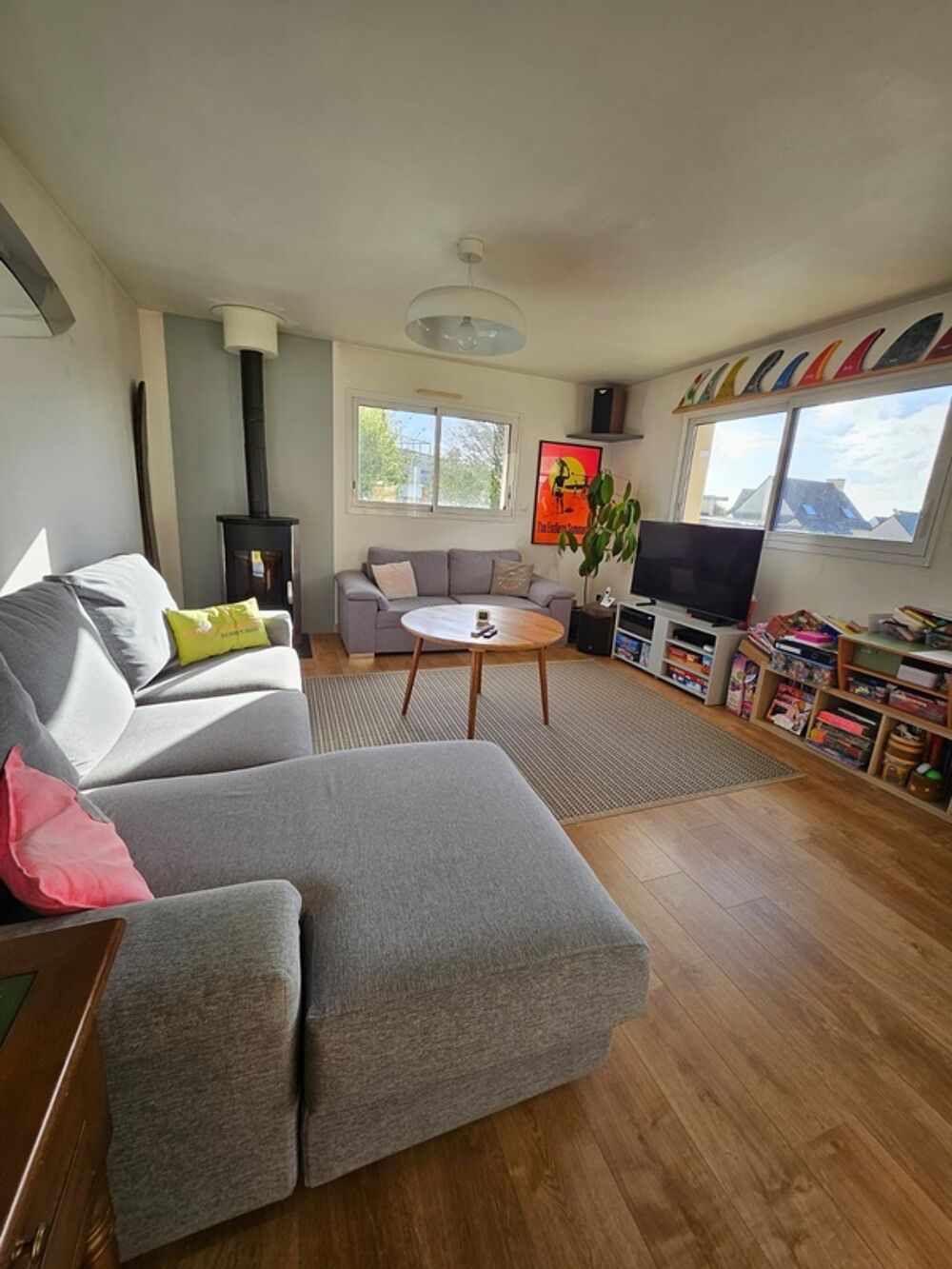 Maison contemporaine de 175 m²  Vie de plain-pied  Centre de Lannilis