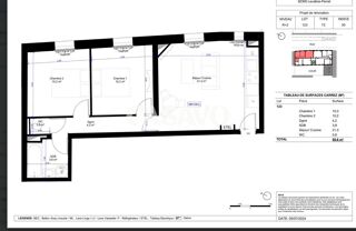  Appartement � vendre 3 pi�ces 50 m�