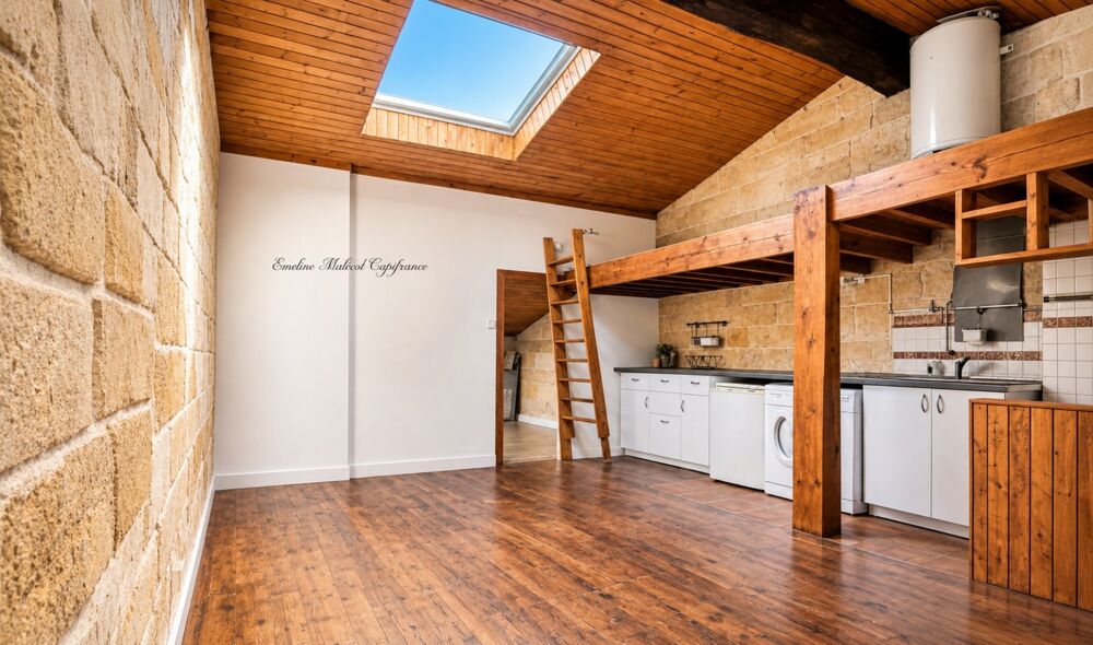 Vente Appartement Bordeaux – T2 atypique dernier étage – 48,6 m² au sol – 169 000 € Bordeaux