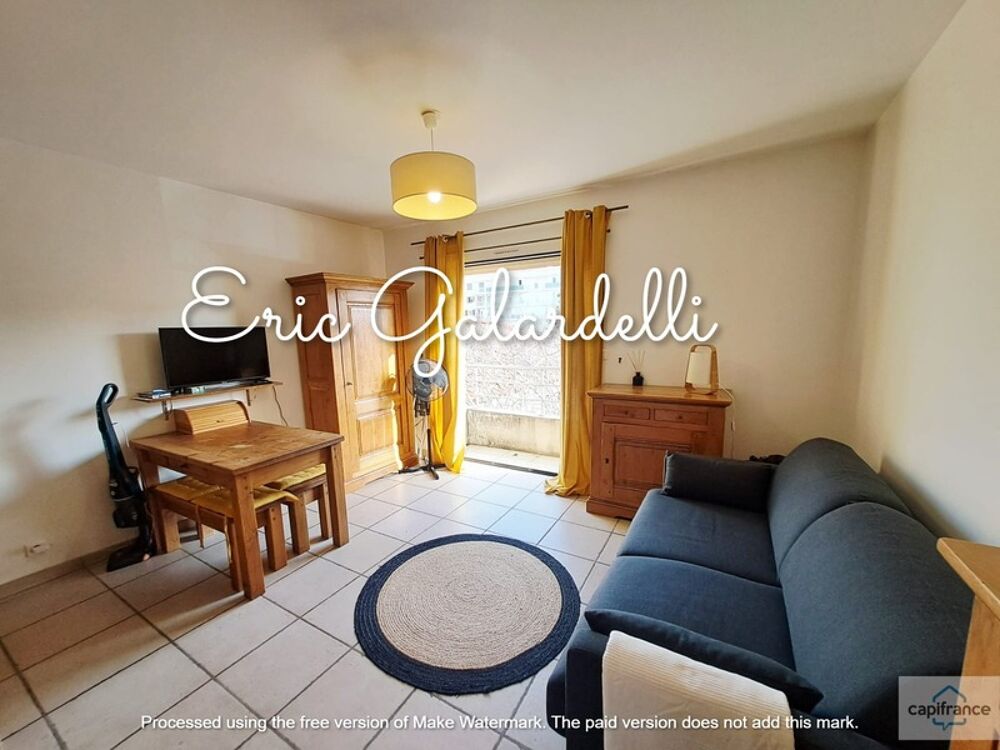 À vendre  T1 meublé 24 m² Propriano (20) centre-ville, à deux pas du port et des plages