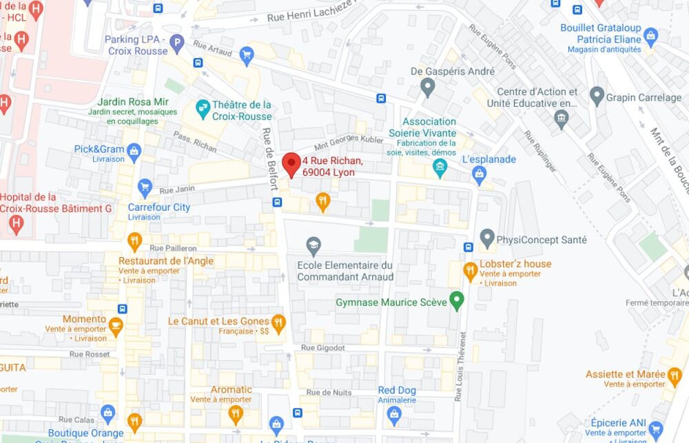 Location Parking/Garage Place de parking  en sous sol dans une résidence sécurisée à Lyon 4ème  RUE RICHAN Lyon 4