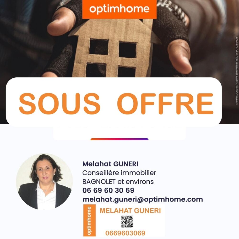 Vente Terrain Ensemble immobilier  à vendre de 851,00 m²  Bagnolet 1780 000€ Bagnolet