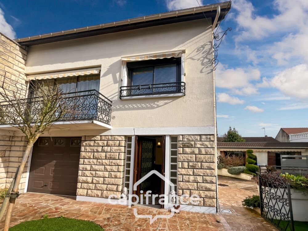 Maison familiale et polyvalente, à Ormesson-sur-Marne, au calme, 4 chambres, dépendance, 2 grands garages, terrain 496 m2