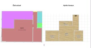  Appartement � vendre 3 pi�ces 73 m�