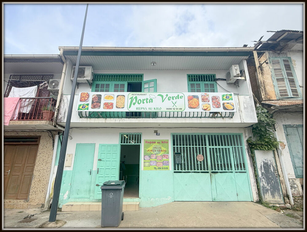 Vente Immeuble A VENDRE A CAYENNE UN IMMEUBLE DE RAPPORT DE 167m² - 1 LOCAL DE 98m² - 1 APPARTEMENT T3 DE 51m² - 1 STUDIO DE 18m² - AU PRIX DE Cayenne