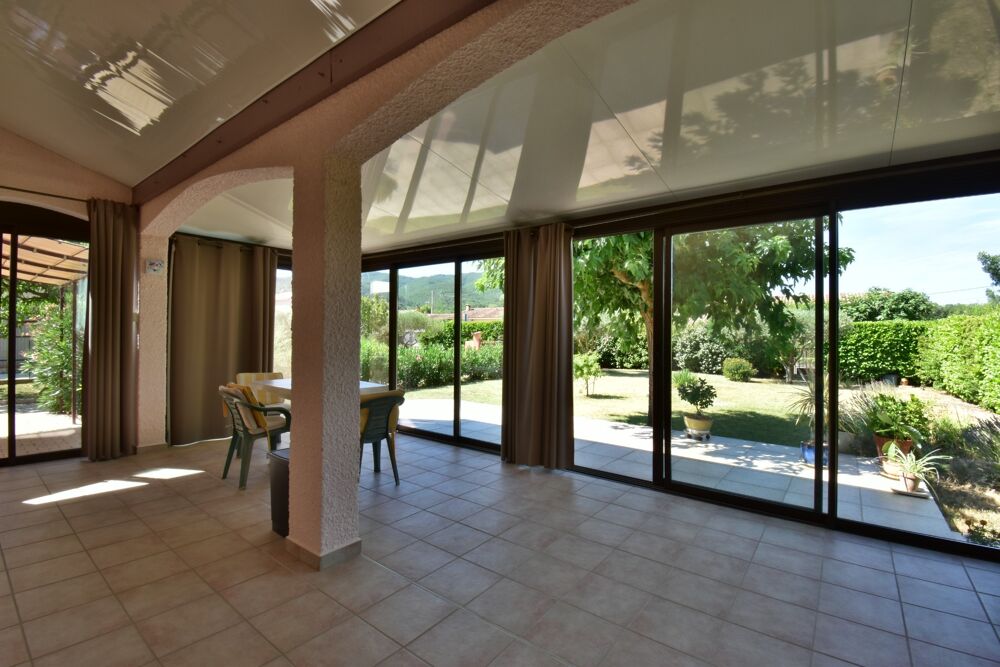Vente Maison CARREFOUR BLÉONE-DURANCE – Villa traditionnelle de plain-pied en parfait état avec véranda, jardin et garage Malijai