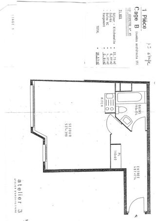  Appartement � louer 1 pi�ce 34 m�