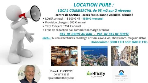 Local commercial 22200 06400 Cannes