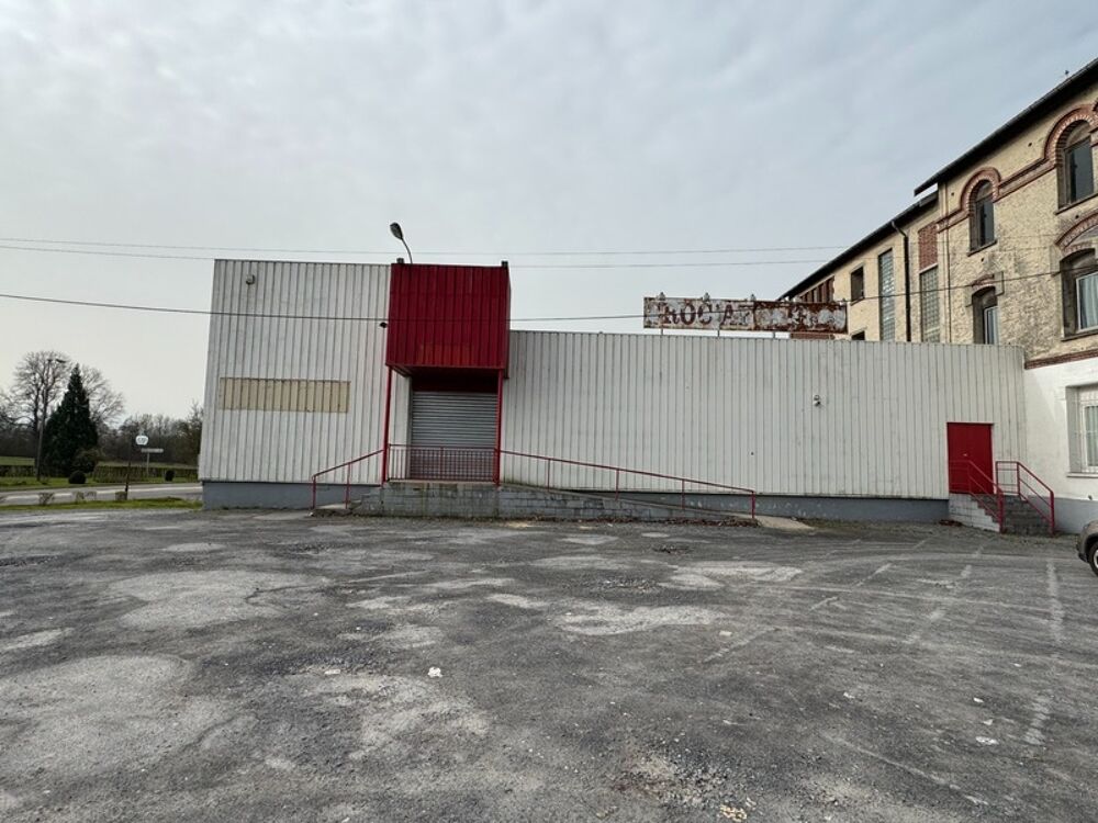   LOCAL COMMERCIAL 335 m² AVEC GRAND PARKING – BUIRE (02500) 