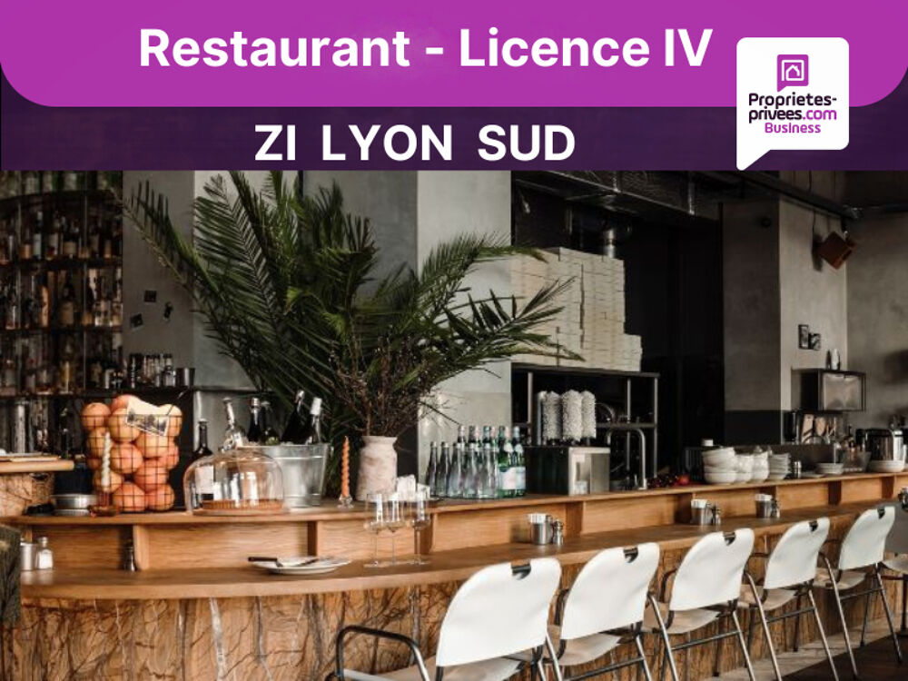   RESTAURANT EN ZONE INDUSTRIELLE - 120 couverts - TERRASSE - LYON SUD 