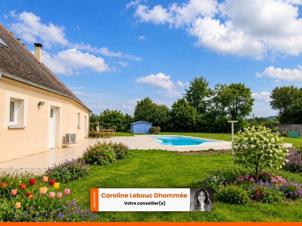 Maison contemporaine avec piscine chauffée et 1,8 hectare clos