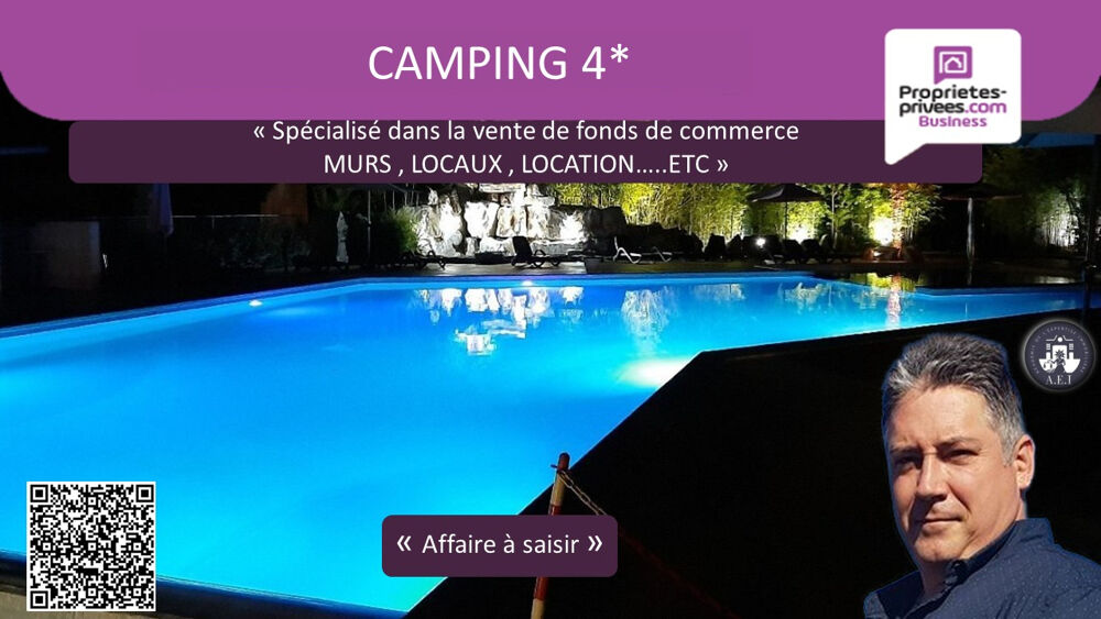   OPPORTUNITÉ INVESTISSEUR  - CAMPING 4* - SUD RHÔNE - MURS & FONDS 
