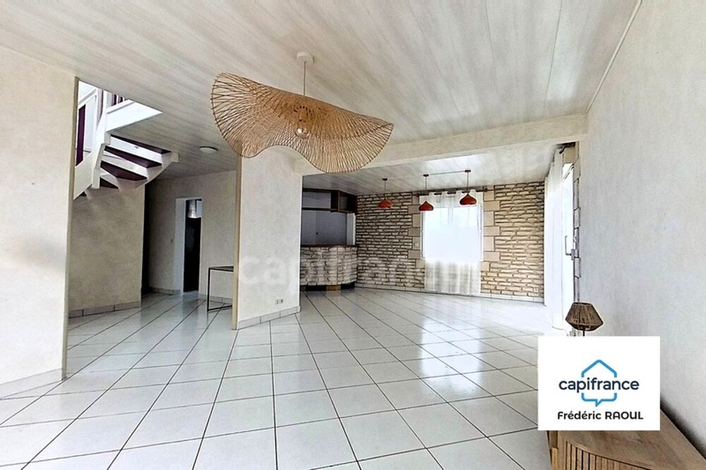 Maison 125 m² - 3 chambres - Terrain clos de 849 m²