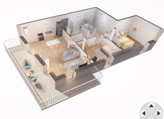  Appartement à vendre 3 pièces 63 m²