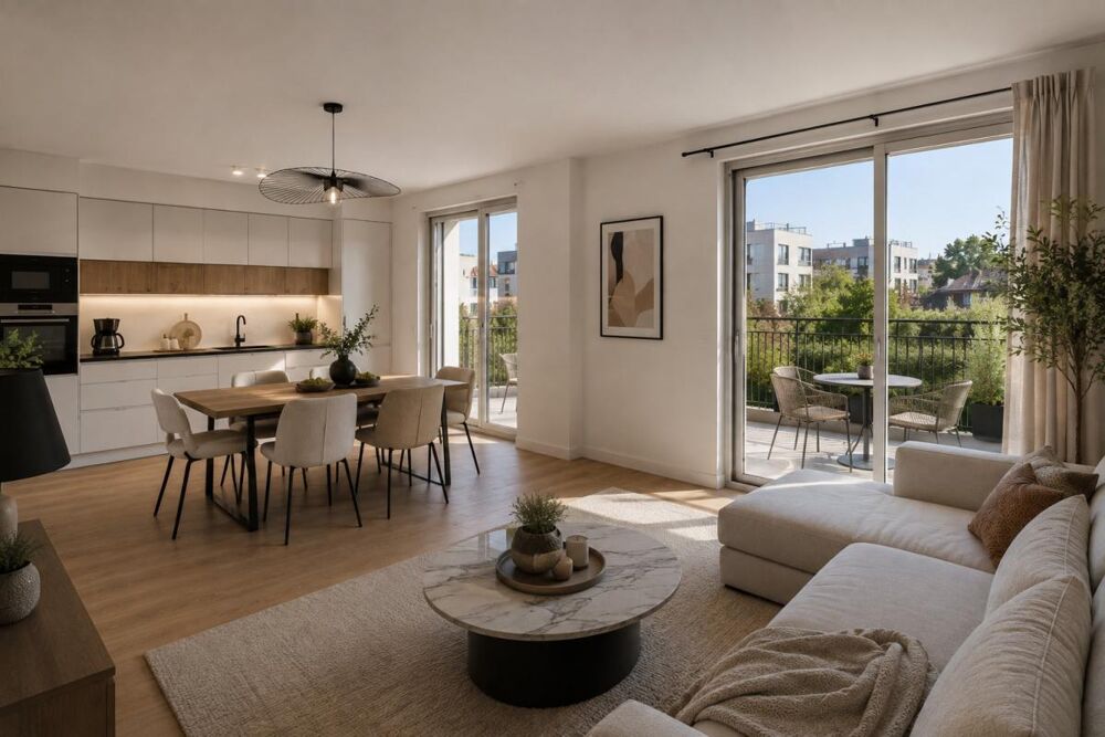 Vente Appartement T4 avec BALCON de 11 m² – Les Agnettes Gennevilliers