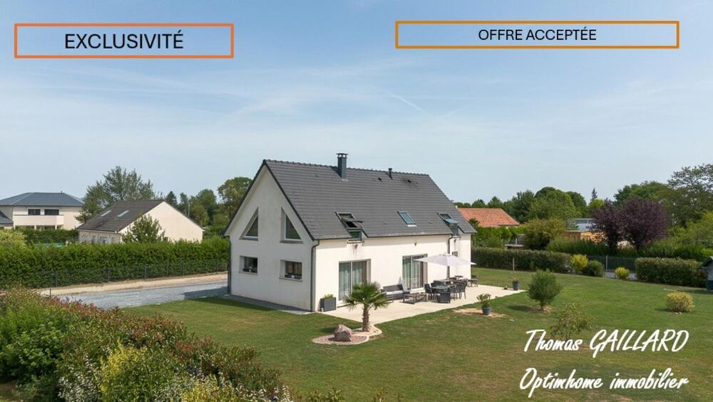 Vente Maison Maison contemporaine 5 chambres 133 m2 hab sur 1200 m2 de terrain Ecardenville la campagne