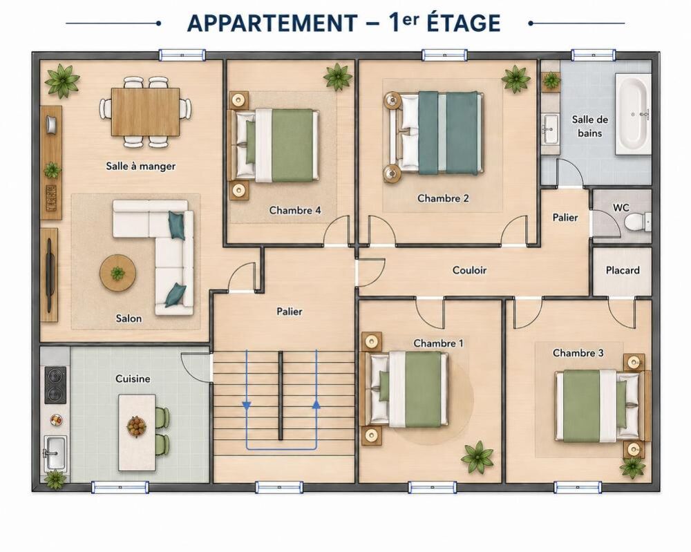Ensemble denviron 450 m² avec commerce, stockage et appartement