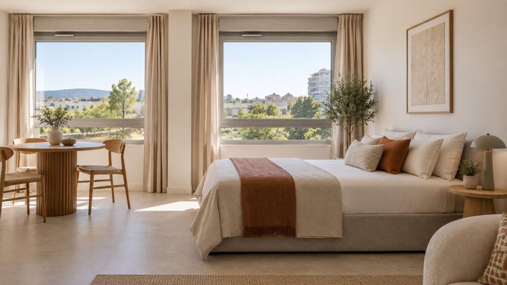 Vente Appartement BORDEAUX PARC BORDELAIS – T1 LUMINEUX EN ÉTAGE ÉLEVÉ + PARKING Bordeaux