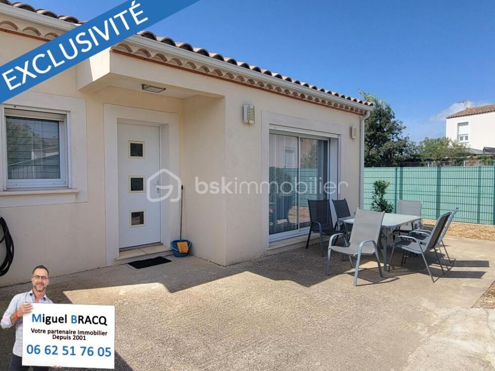 Vente Villa Villa F4 de plain-pied sur 300 m² de terrain, quartier calme sur Nissan-Lez-Enserune 34440 Nissan lez enserune