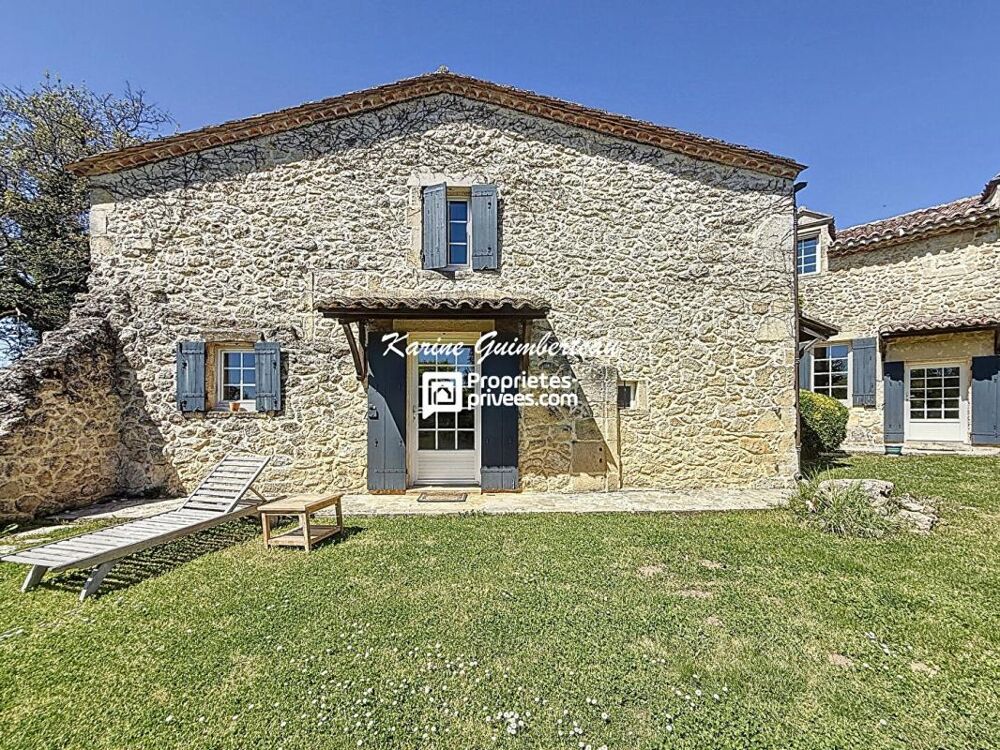 Vente Maison Maison de campagne avec vue dominante + piscine + gîte Lugasson