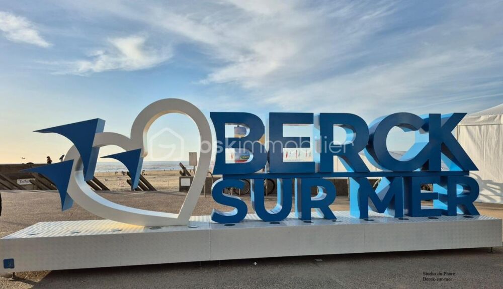 BERCK-PLAGE  Charmant studio avec chambre indépendante à 100 m de la plage