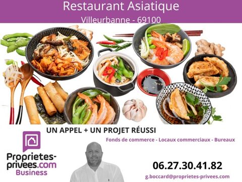 VILLEURBANNE - RESTAURANT 30 COUVERTS 187000 69100 Villeurbanne