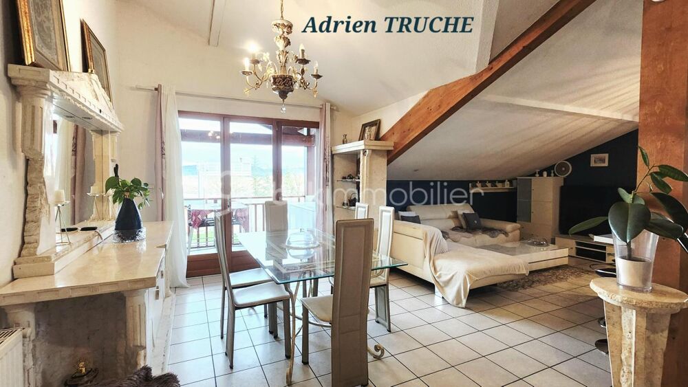 Appartement 4 pièces avec balcon + garage + parkings