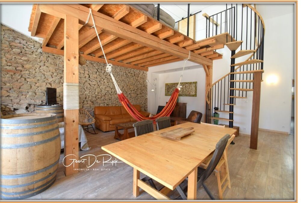 Secteur de ST-COUAT D'AUDE (11). Maison T5 style loft R+1 et Maisonnette T2 avec grand garage