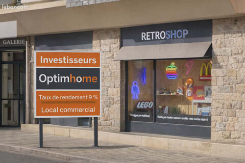 Local commercial � Investissement s&eacute;curis&eacute; � Rendement 9 % brut 79500 56400 Auray