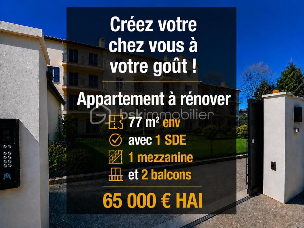 SAINT-CHRISTOL ((84) - Créez votre T3 sur mesure ! Plateau sous forme d'appartement de 77 m² env. situé au 3ème étage avec ascen