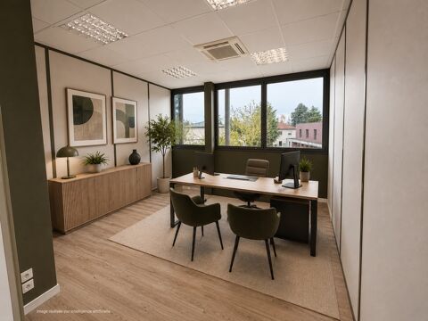   Plateau de bureaux à vendre SAINTE FOY LES LYON (69), bureaux d'une surface de 190 m² (partie privative) et 20 m² de parties com 