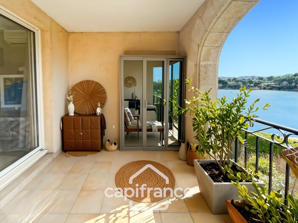 Domaine et golf de Pont Royal appartement climatisé résidence du lac de 43 m2 , vue lac , terrasse loggia exposition sud , pla