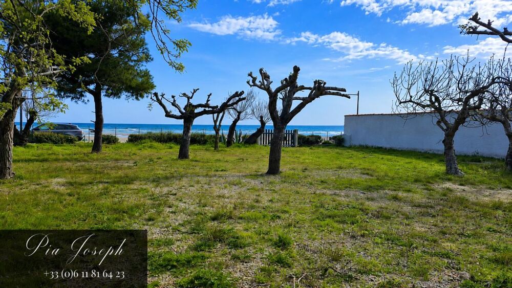 Vente Terrain TERRAIN CONSTRUCTIBLE EXCEPTIONNEL EN PREMIÈRE LIGNE DE PLAGE - LA FRANQUI (LEUCATE) La franqui