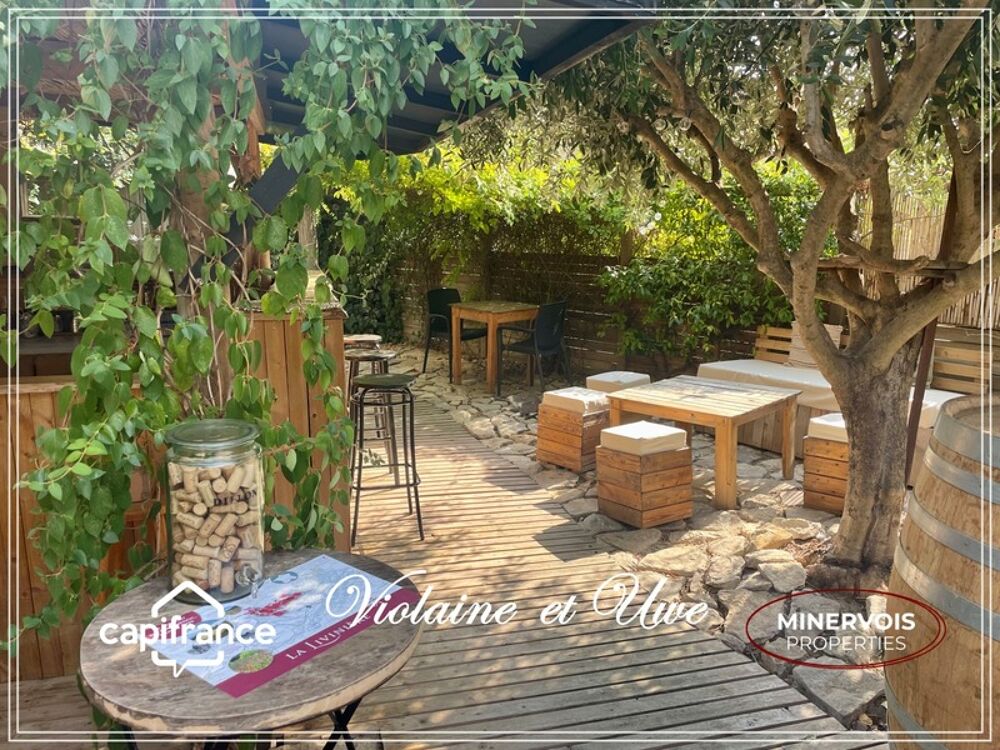 Maison de charme en pierre avec jardin sans vis-à-vis  Cesseras  Minervois