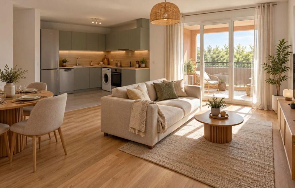 Vente Appartement SUPERBE 3 PIÈCES – MÉTRO 14 À 8 MIN À PIED – 2 SALLES D'EAU – LOGGIA – PARKING Villejuif