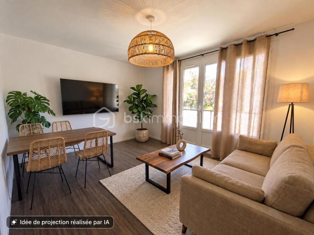ORLÉANS SAINT-MARCEAU  T3 60 M², BALCON, CAVE ET PARKING