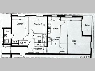  Appartement à vendre 3 pièces 82 m²