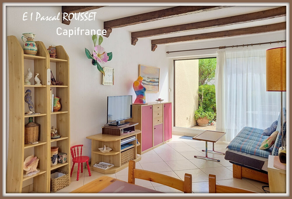 Aude, à vendre au coeur du quartier naturiste de LEUCATE appartement T2 de 31 m² - Plain pied