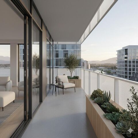   3 PI�CES AVEC LOGGIA � QUELQUES PAS DU M�TRO DANS UNE R�SIDENCE VERDOYANTE Appartement - 3 pi�ce(s) - 65 m�