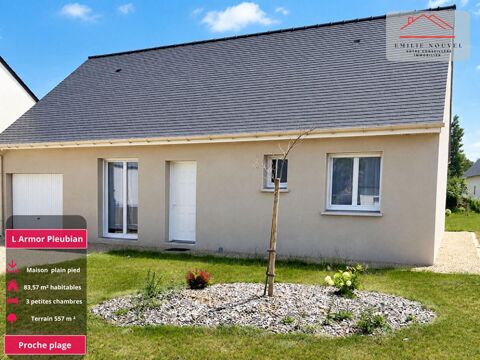   L'Armor-Pleubian , Maison de plain-pied de 2024, 3 chambres et plage à pied Maison - 4 pièce(s) - 83 m²