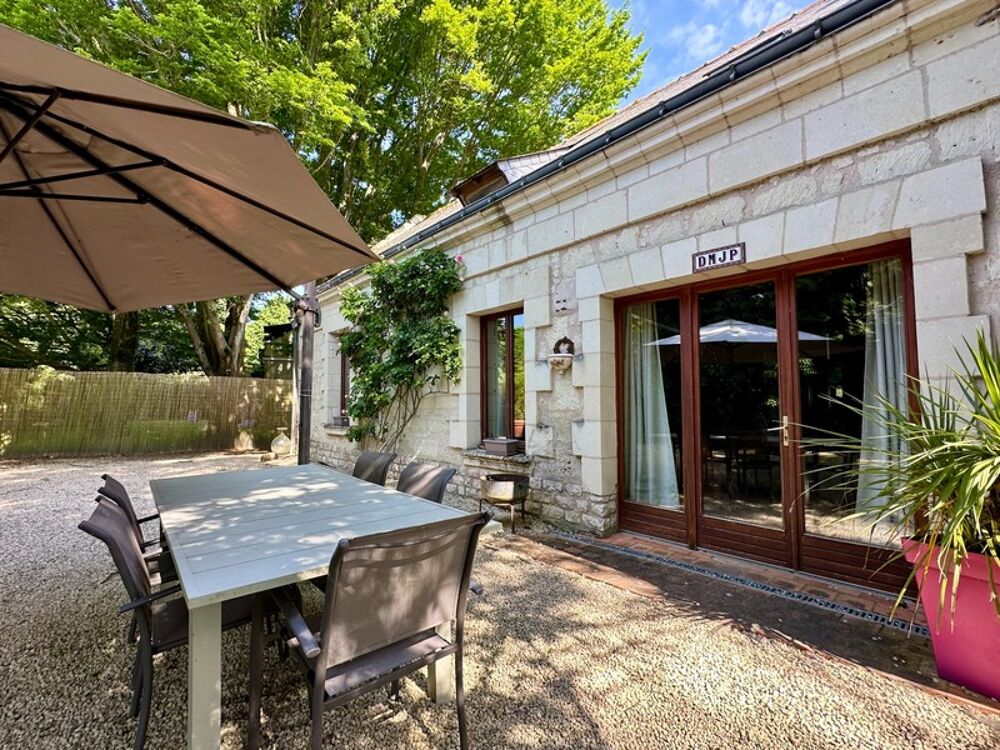 VARENNES SUR LOIRE, Longère 3 chambres sur jardin de 1280m²